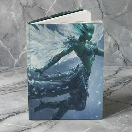 Ice Angel Fantasy Figure Snowflake Storm