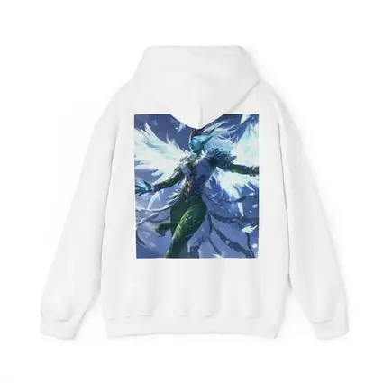 Fantasy Elf Angel Wings Ice Blue Sky