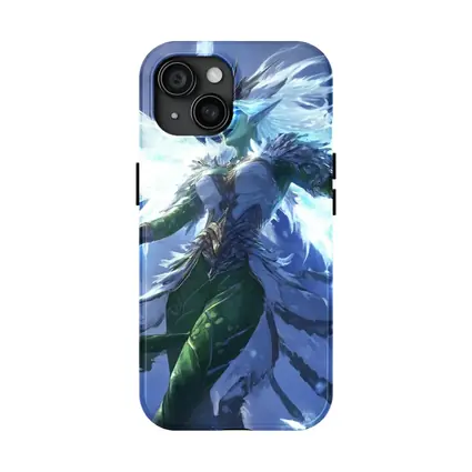 Fantasy Elf Angel Wings Ice Blue Sky