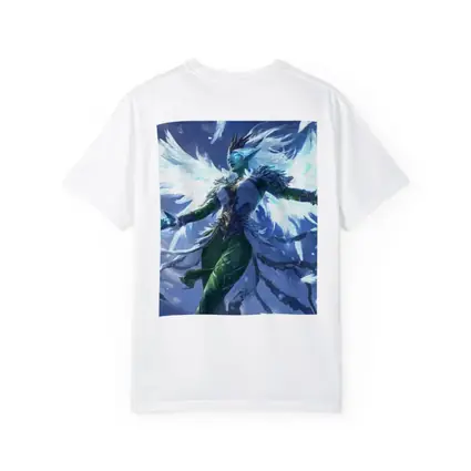 Fantasy Elf Angel Wings Ice Blue Sky