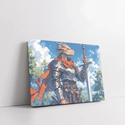 Dragon Knight Warrior Anime Fantasy Sky