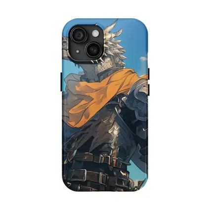 Dragon Knight Armor Anime Sky Background