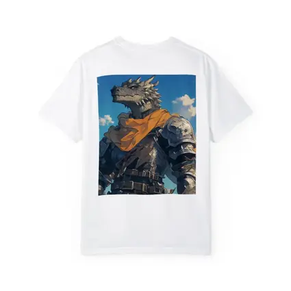 Dragon Knight Armor Anime Sky Background