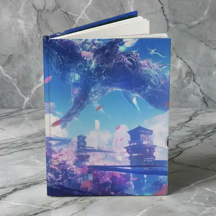 Anime Girl Dragon Fantasy Futuristic City
