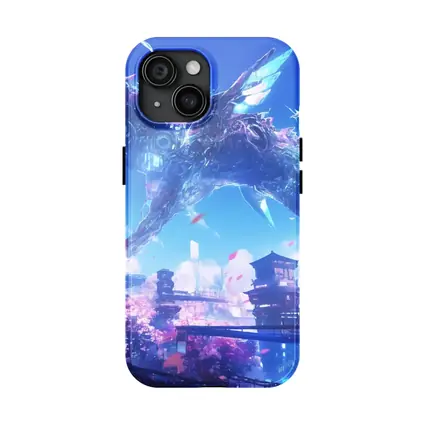 Anime Girl Dragon Fantasy Futuristic City