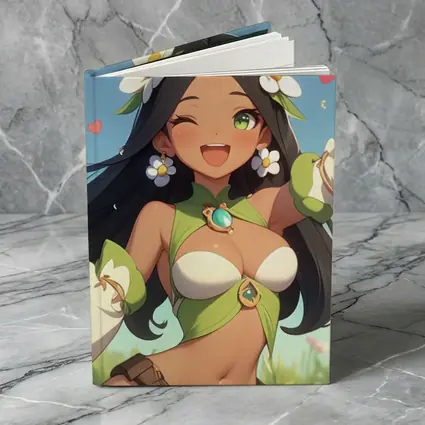 Anime Girl Daisy Flowers Summer Field