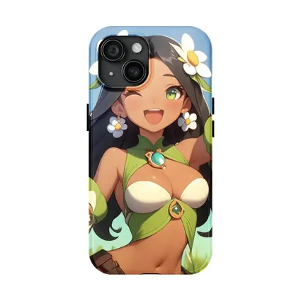 Anime Girl Daisy Flowers Summer Field