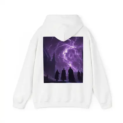 Dark Sorcerers Purple Lightning Storm Gothic Cathedral