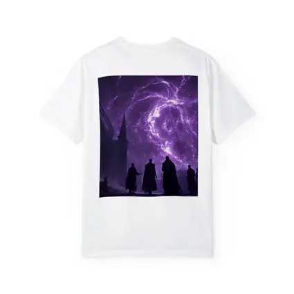 Dark Sorcerers Purple Lightning Storm Gothic Cathedral