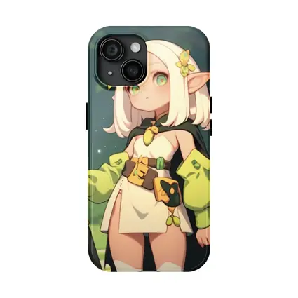 Anime Elf Girl Mage Forest Nature