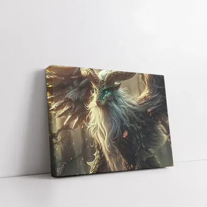 Dragon Beast Fantasy Creature Forest Art