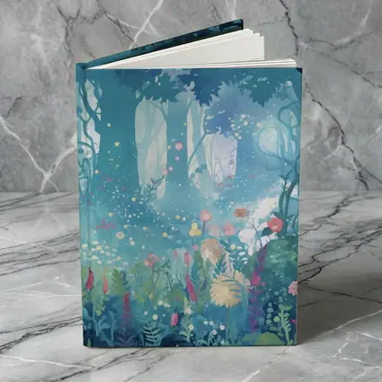Enchanted Forest Garden Anime Floral Night