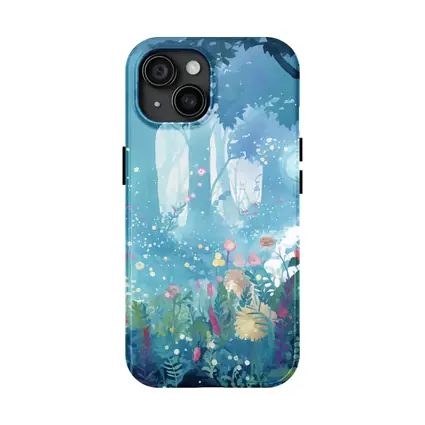 Enchanted Forest Garden Anime Floral Night
