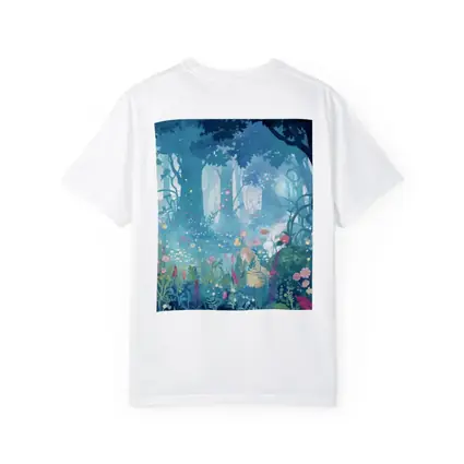 Enchanted Forest Garden Anime Floral Night