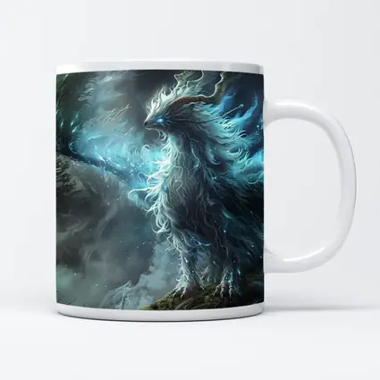 Mystical Fantasy Beast Glowing Forest Spirit