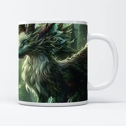 Fantasy Forest Dragon Spirit Creature Art