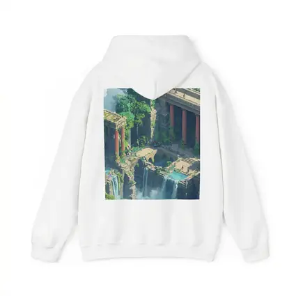 Fantasy Jungle Ruins Waterfall Pixel Art