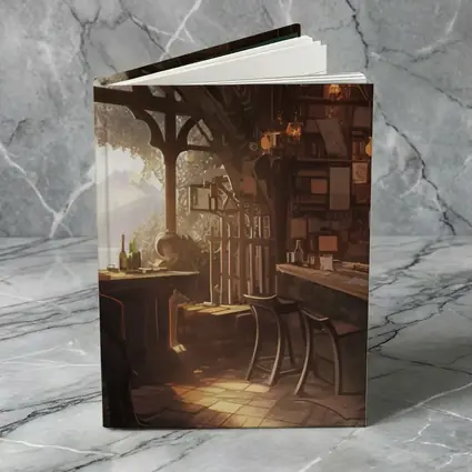 Fantasy Tavern Bar Scene Anime Art