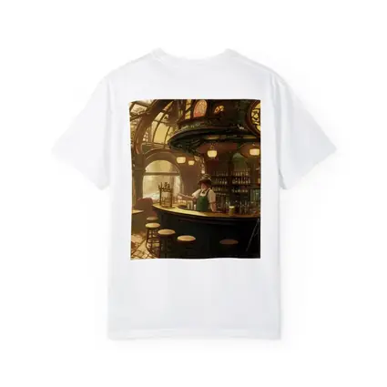 Anime Bar Interior Steampunk Cozy Scene