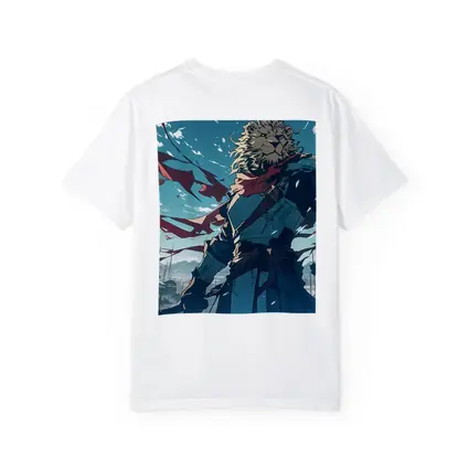 Lion Warrior Anime Art Snowy Battle Scene