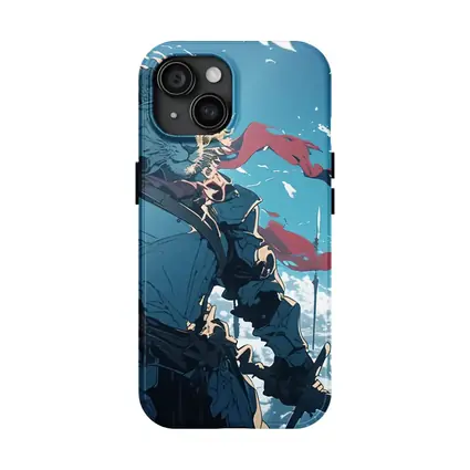 Anime Lion Knight Blue Sky Battle