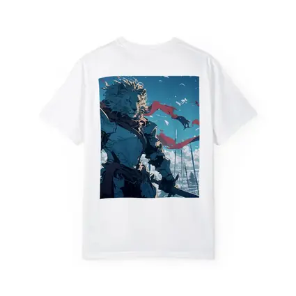 Anime Lion Knight Blue Sky Battle
