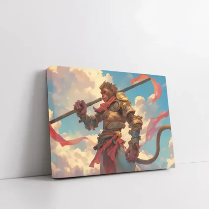 Sun Wukong Monkey King Clouds Fantasy Art