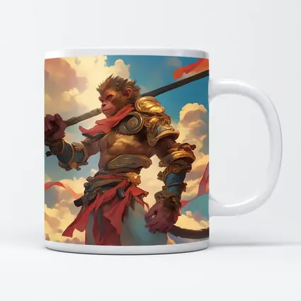 Sun Wukong Monkey King Clouds Fantasy Art