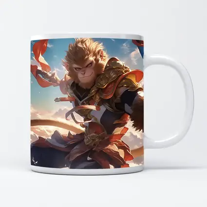 Sun Wukong Monkey King Clouds Fantasy Art