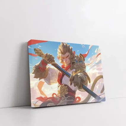 Monkey King Warrior Staff Sky Battle
