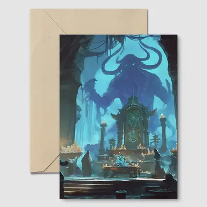 Dark Fantasy Ritual Hall Demon Summoning