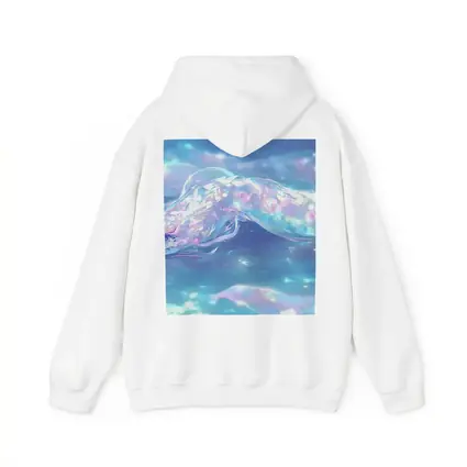 Anime Dragon Snake Swimming Blue Ocean Water