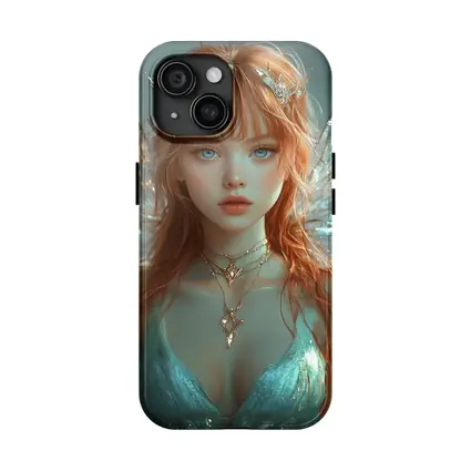 Red Hair Fairy Wings Fantasy Art Portrait
