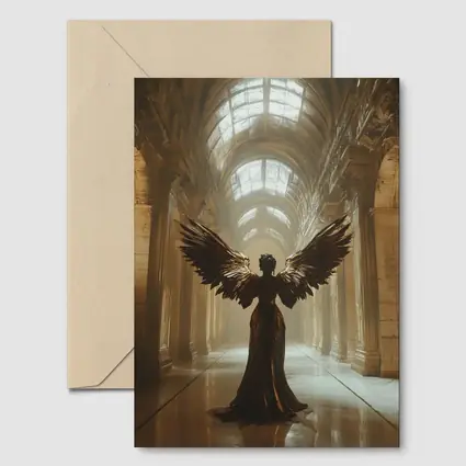 Dark Angel Wings Grand Marble Hall
