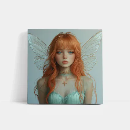 Red Hair Fairy Girl Fantasy Digital Art
