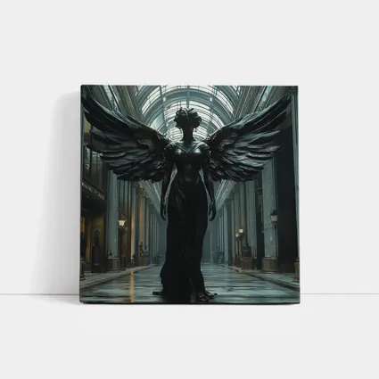 Dark Angel Wings Gothic Museum Hall