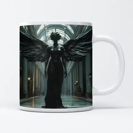 Dark Angel Wings Gothic Museum Hall