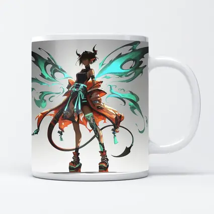 Anime Demon Fairy Girl Dark Fantasy Art