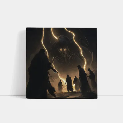 Dark Monster Robed Figures Fantasy Art
