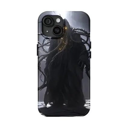 Dark Tentacle Wraith Glowing Eyes Fantasy