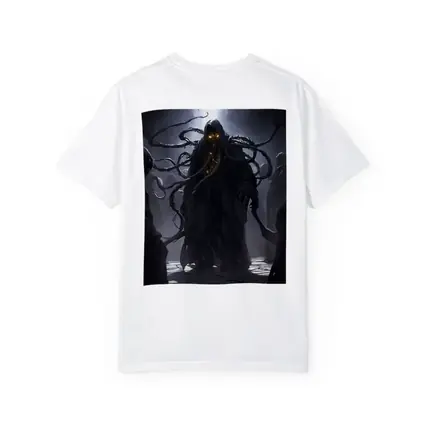 Dark Tentacle Wraith Glowing Eyes Fantasy