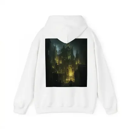 Dark Gothic Castle Green Night Fantasy Art