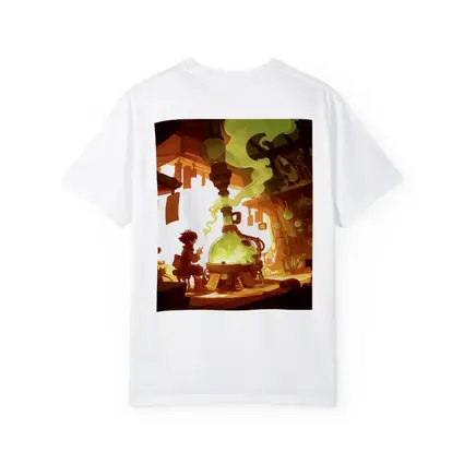 Anime Boy Alchemist Lab Fantasy Scene