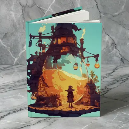 Witch Alchemist Tower Fantasy Steampunk Art
