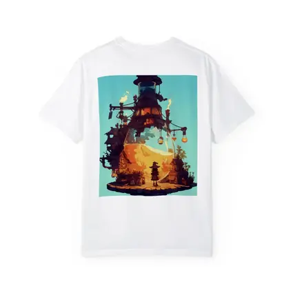 Witch Alchemist Tower Fantasy Steampunk Art