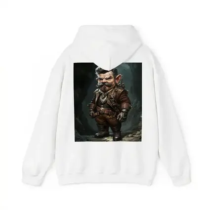 Grumpy Gnome Warrior Steampunk Cave Art