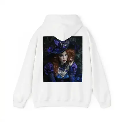 Red Hair Witch Dark Fantasy Forest Portrait