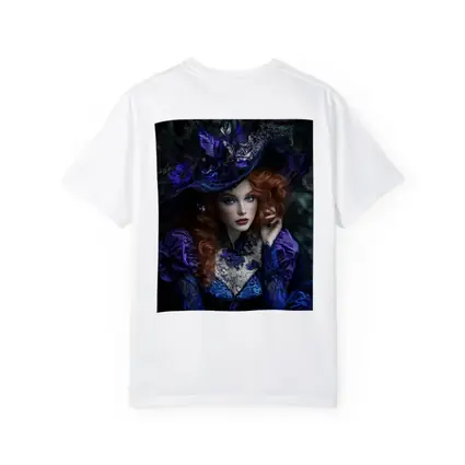 Red Hair Witch Dark Fantasy Forest Portrait