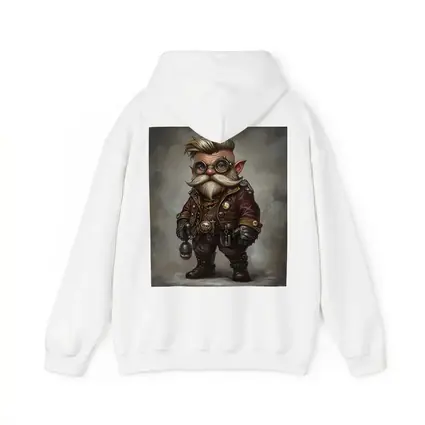 Steampunk Gnome Character Fantasy Art Brown