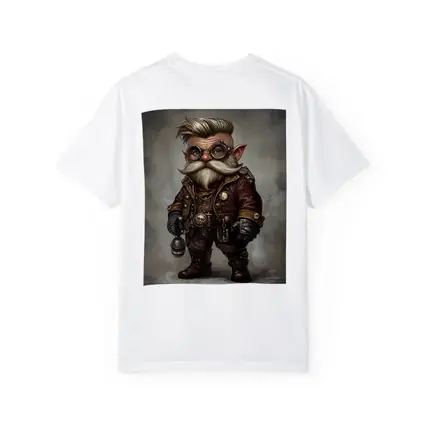 Steampunk Gnome Character Fantasy Art Brown